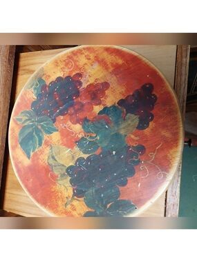 Hand-painted Wooden Turntable